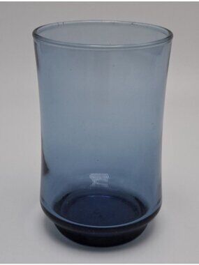 Libbey Bolero Dusky Blue Juice Glass Tumbler 6oz Vintage Mid century Modern